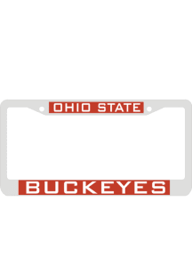 Ohio State Buckeyes Team Name Inlaid License Frame