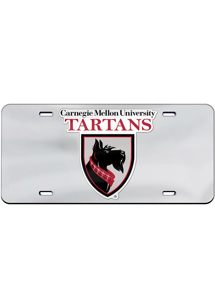 Carnegie Mellon Tartans Team Logo Inlaid Car Accessory License Plate