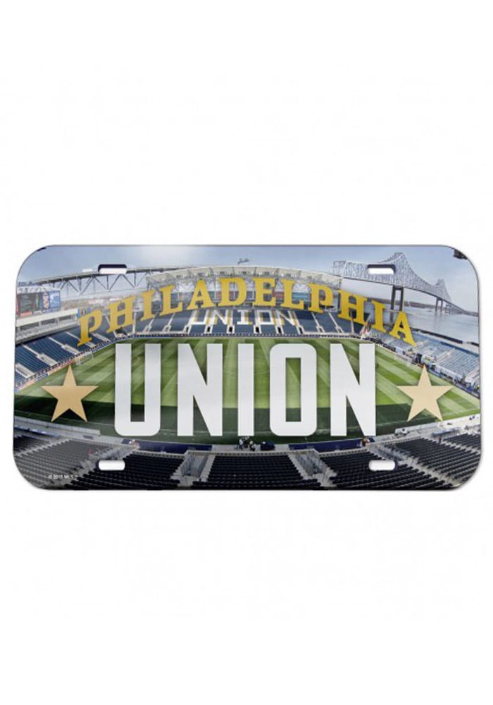 Philadelphia Union Stadium Crystal Mirror Car Accessory License Plate