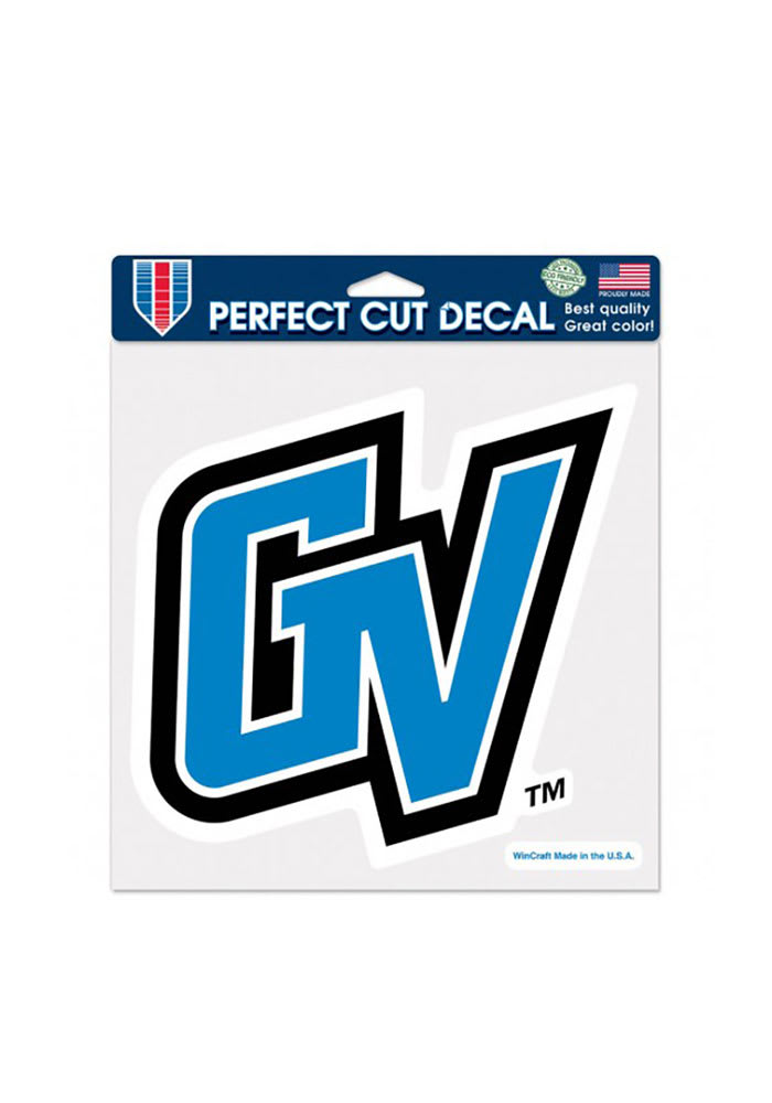 Grand Valley State Lakers Perfect Cut Auto Decal - Blue