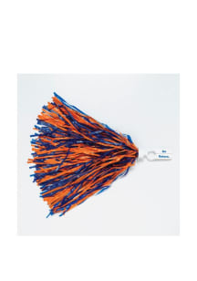 Royal Blue and Orange Pom Pom