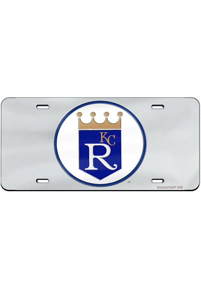 Kansas City Royals Cooperstown Logo Inlaid Car Accessory License Plate