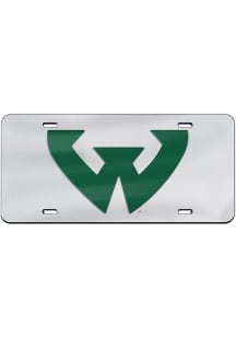 Wayne State Warriors Team Logo Inlaid Car Accessory License Plate