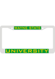Wayne State Warriors Team Name Inlaid License Frame