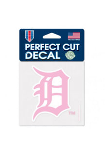 Detroit Tigers Perfect Cut Decal Auto Decal - Pink