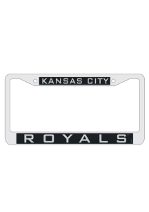 Kansas City Royals Black/Silver Team Name License Frame
