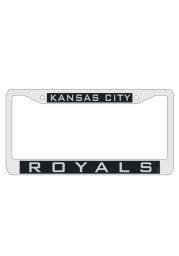 Kansas City Royals Black/Silver Team Name License Frame