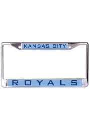 Kansas City Royals Light Blue Team Name Inlaid License Frame