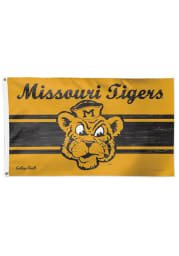 Missouri Tigers Vault Logo Grommet Gold Silk Screen Grommet Flag