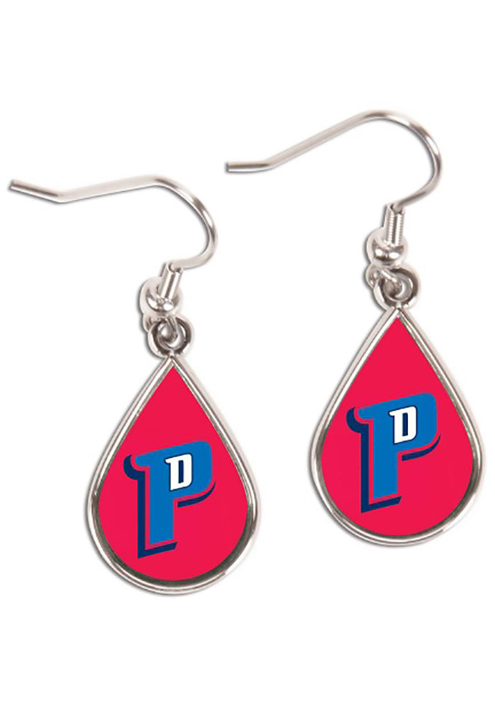 Detroit Pistons Teardrop Womens Earrings