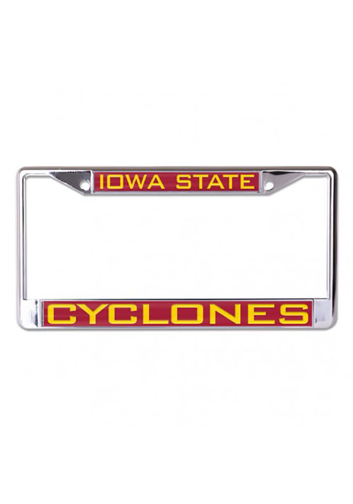 Iowa State Cyclones Team Name Inlaid License Frame