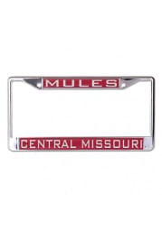 Central Missouri Mules Team Name Inlaid License Frame