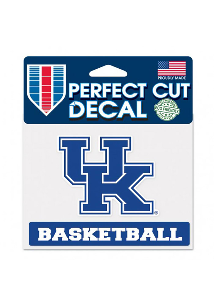 Kentucky Wildcats Basketball Auto Decal - Blue