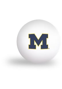 Michigan Wolverines White  6 pack Ping Pong Balls