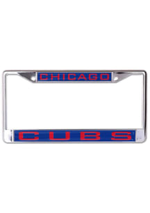 Chicago Cubs Inlaid Metal License Frame