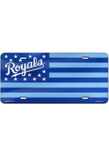 Kansas City Royals Stars and Stripes Car Accessory License Plate
