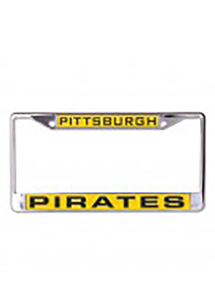Pittsburgh Pirates Chrome Inlaid License Frame