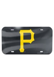 Pittsburgh Pirates Team Logo Black Car Accessory License Plate