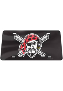 Pittsburgh Pirates Black Alternate Logo Inlaid Car Accessory License Plate