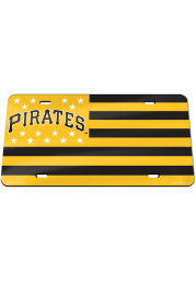 Pittsburgh Pirates Stars and Stripes Car Accessory License Plate