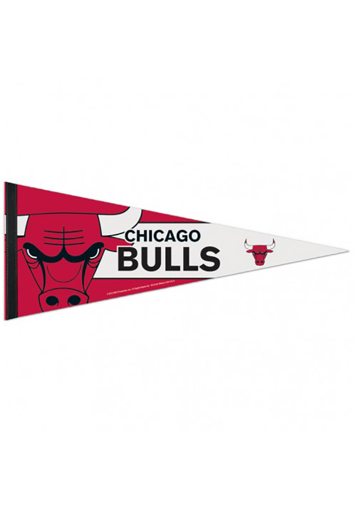 Chicago Bulls 12x30 Logo Premium Pennant