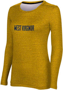 ProSphere West Virginia Mountaineers Womens Gold Heather LS Tee