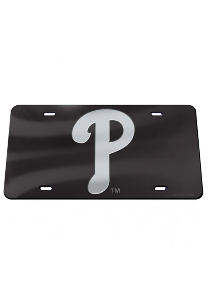 Philadelphia Phillies Crystal Mirror Car Accessory License Plate