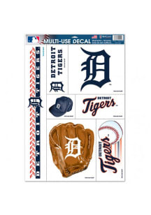 Detroit Tigers Multi-Use 7 Pack Auto Decal - Navy Blue