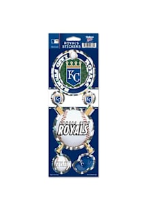 Kansas City Royals Prismatic Stickers - Blue