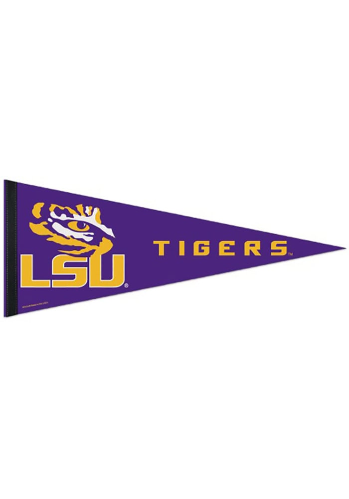 LSU Tigers 12x30 Logo Premium Pennant