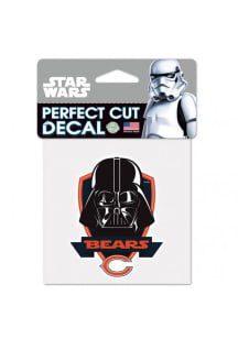 Chicago Bears 4x4 Star Wars Darth Vader Auto Decal - Orange