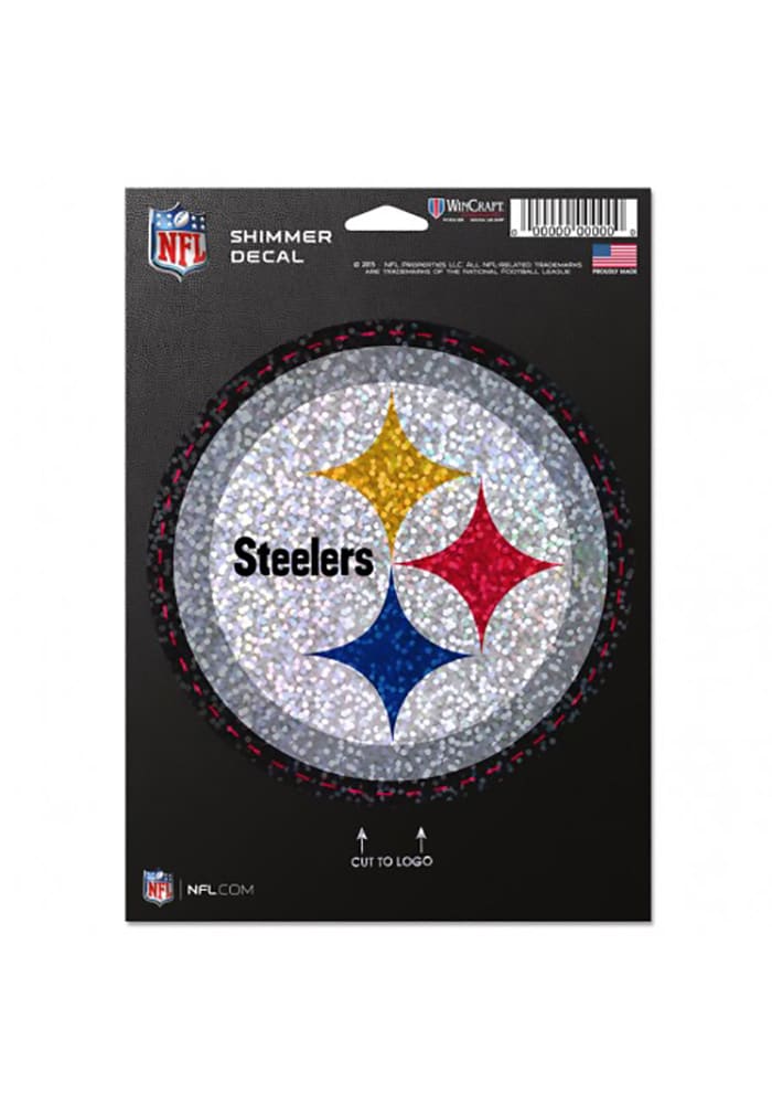 : WinCraft NFL Pittsburgh Steelers Perfect Cut Decal