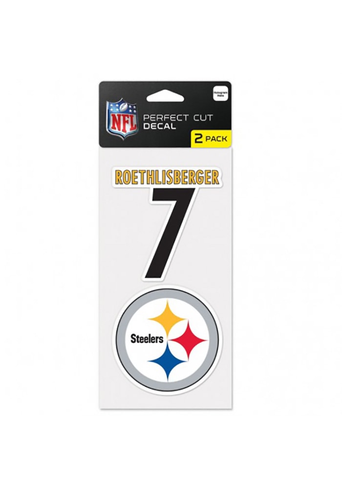 Ben Roethlisberger Pittsburgh Steelers 2 Pack Player Auto Decal - Black