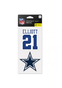 Dallas Cowboys 2 Pack Player Auto Decal - Navy Blue