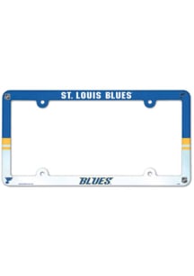 St Louis Blues Plastic Full Color License Frame