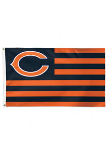 Chicago Bears 3x5 Americana Navy Blue Silk Screen Grommet Flag