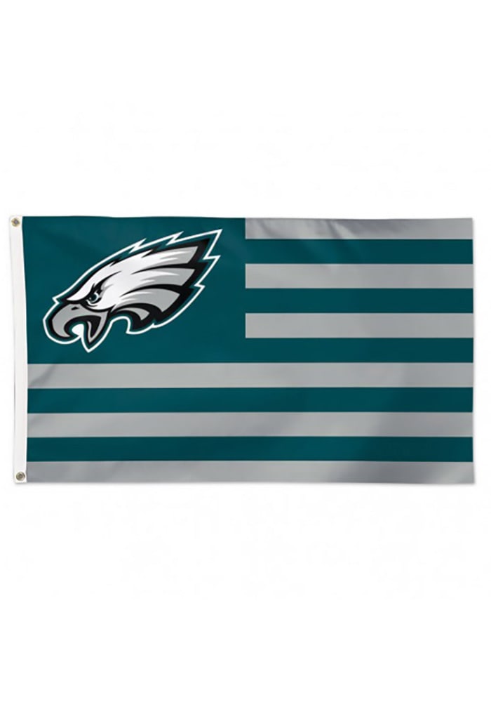 Philadelphia Eagles 3x5 Americana Midnight Green Silk Screen Grommet Flag