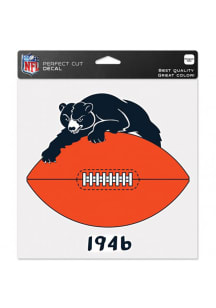 Chicago Bears Perfect Cut Auto Decal - Navy Blue