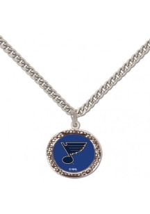 St Louis Blues Hammered Womens Necklace