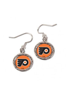 Philadelphia Flyers Hammered Dangle Womens Earrings
