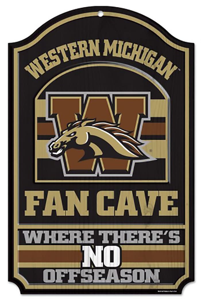 Western Michigan Broncos 11x17 Fan Sign