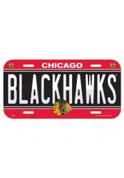 Chicago Blackhawks Team Name Car Accessory License Plate