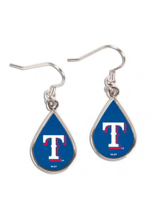 Texas Rangers Tear Drop Womens Earrings