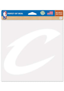 Cleveland Cavaliers Perfect Cut Auto Decal - White