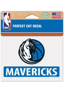 Dallas Mavericks Perfect Cut Auto Decal - Blue