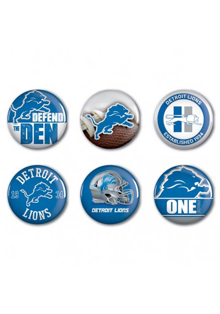 Detroit LionsButton Pot - 2 Pack