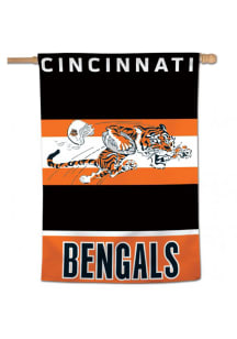 Cincinnati Bengals 28x40 inch Retro Logo Vertical Banner