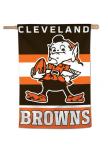 Cleveland Browns 28x40 inch Retro Logo Vertical Banner