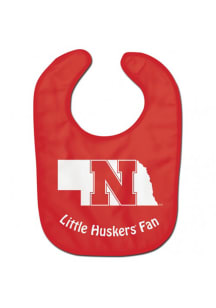 Nebraska Cornhuskers  All Pro Baby Bib - Red