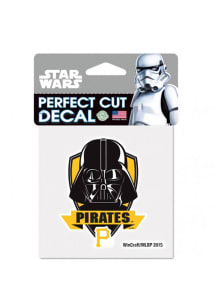 Pittsburgh Pirates 4X4 Darth Vader Auto Decal - Gold